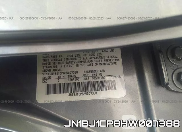 JN1BJ1CP8HW007388 фото 10