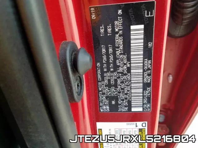 JTEZU5JRXL5216804 фото 2
