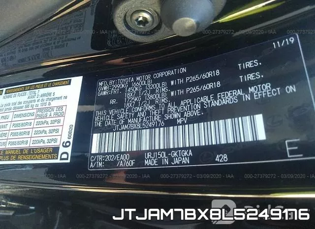 JTJAM7BX8L5249176 фото 10