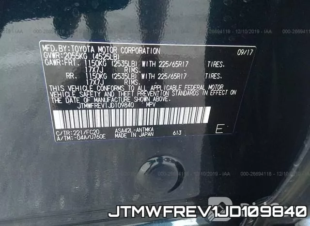 JTMWFREV1JD109840 фото 10