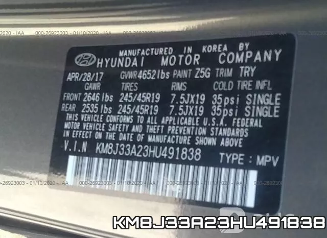 KM8J33A23HU491838 фото 10