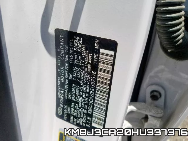 KM8J3CA20HU337376 фото 2