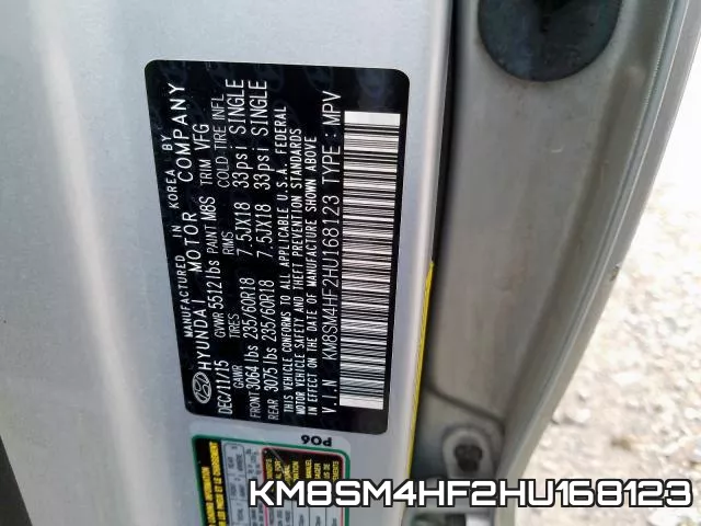 KM8SM4HF2HU168123 фото 2