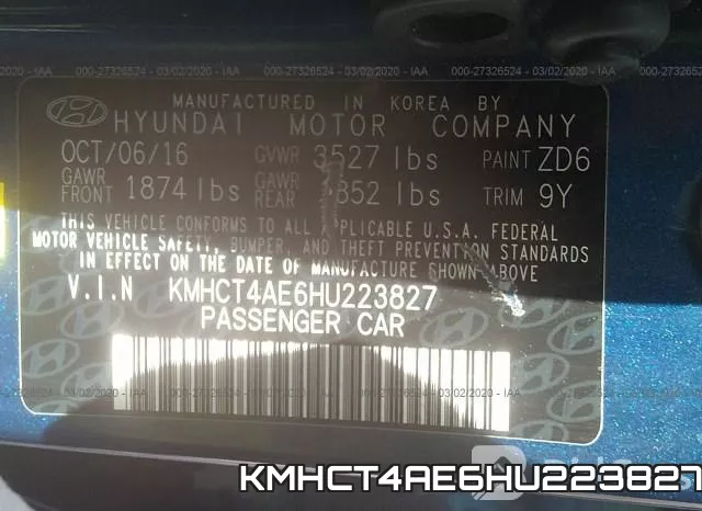 KMHCT4AE6HU223827 фото 10