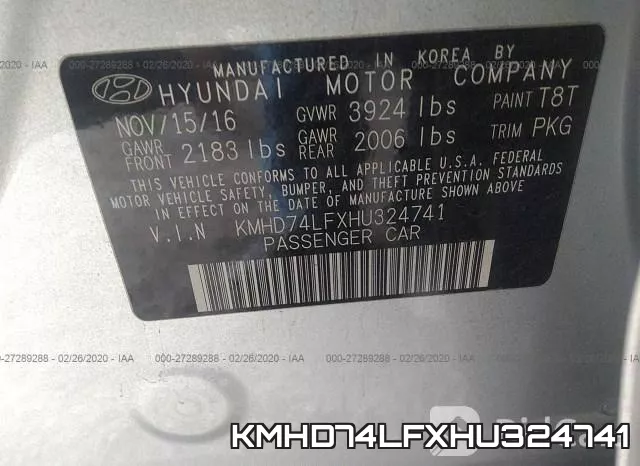 KMHD74LFXHU324741 фото 10