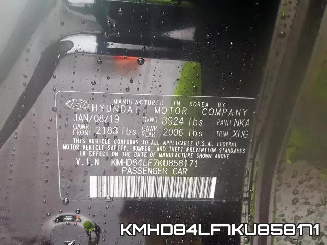 KMHD84LF7KU858171 фото 2