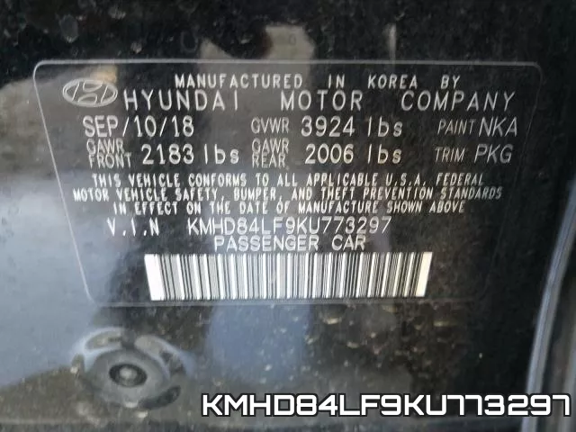 KMHD84LF9KU773297 фото 2