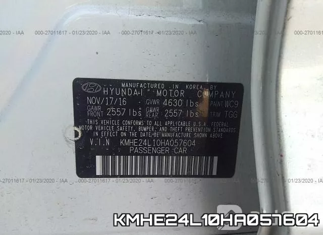 KMHE24L10HA057604 фото 10
