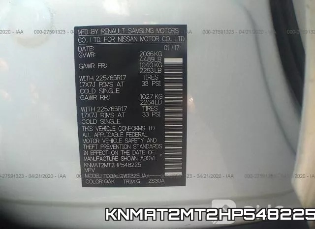 KNMAT2MT2HP548225 фото 10