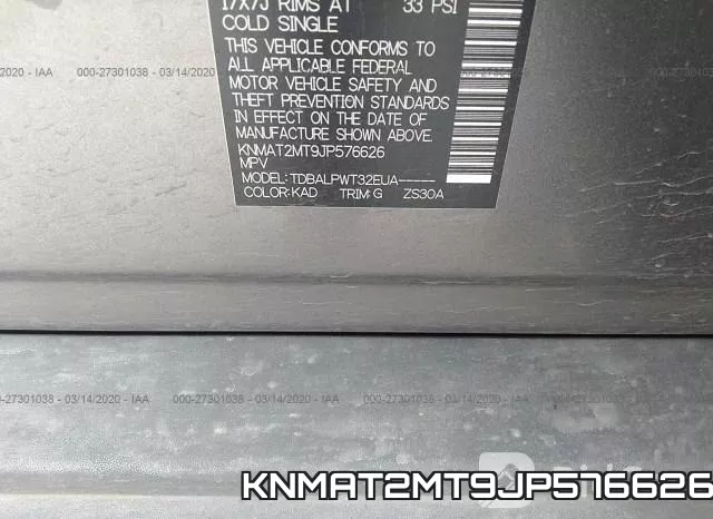 KNMAT2MT9JP576626 фото 10