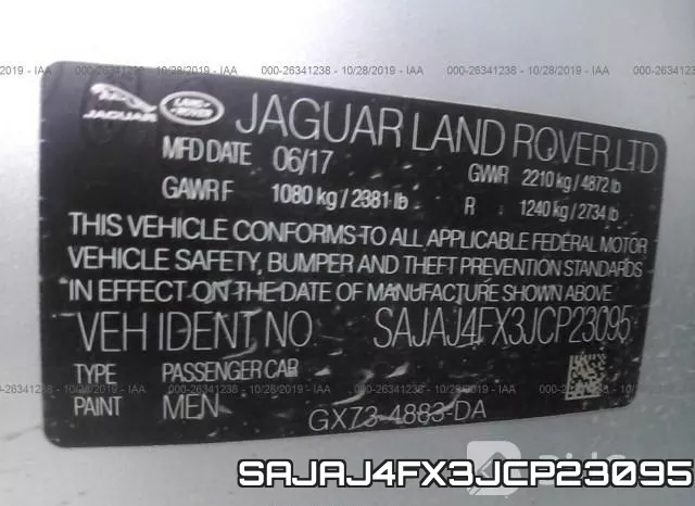 SAJAJ4FX3JCP23095 фото 10