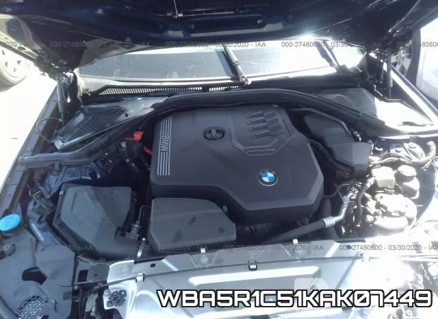 WBA5R1C51KAK07449 фото 2