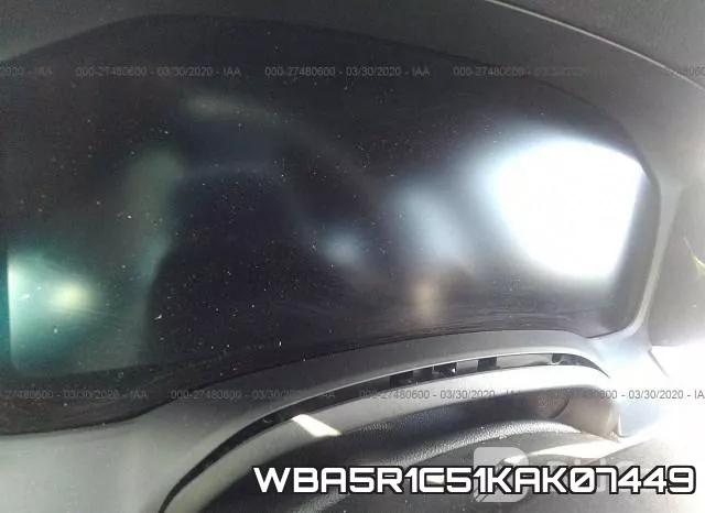 WBA5R1C51KAK07449 фото 8