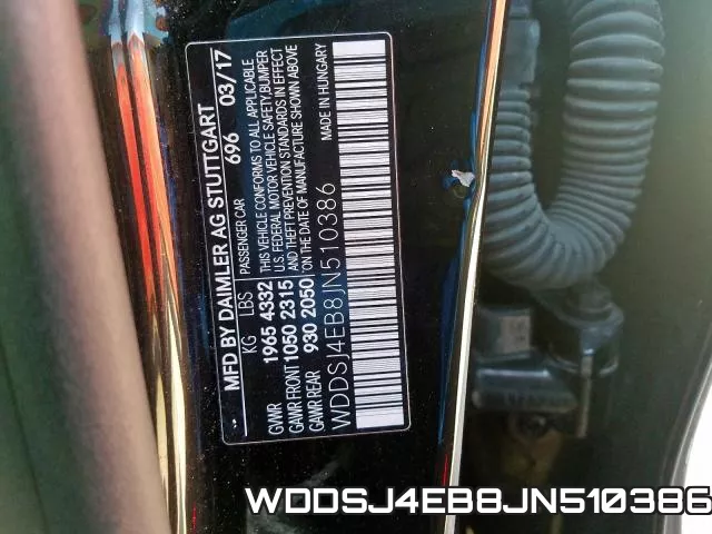 WDDSJ4EB8JN510386 фото 2