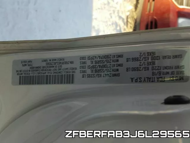 ZFBERFAB3J6L29565 фото 2