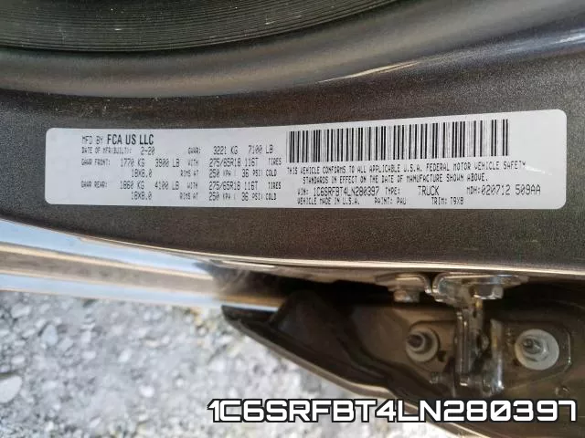 1C6SRFBT4LN280397 фото 2