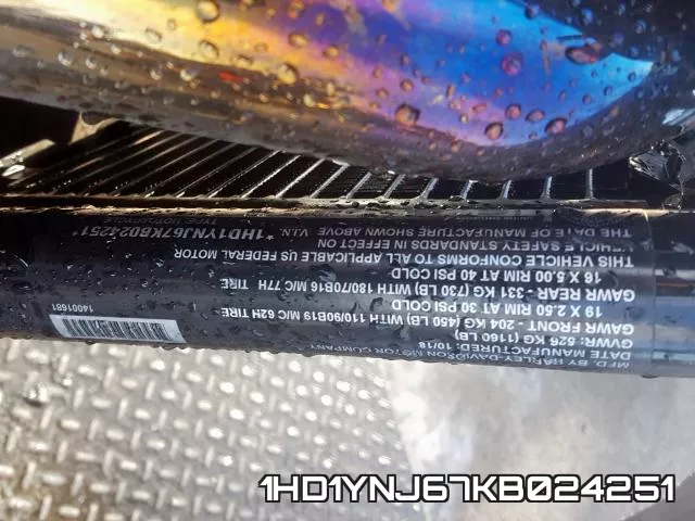 1HD1YNJ67KB024251 фото 2