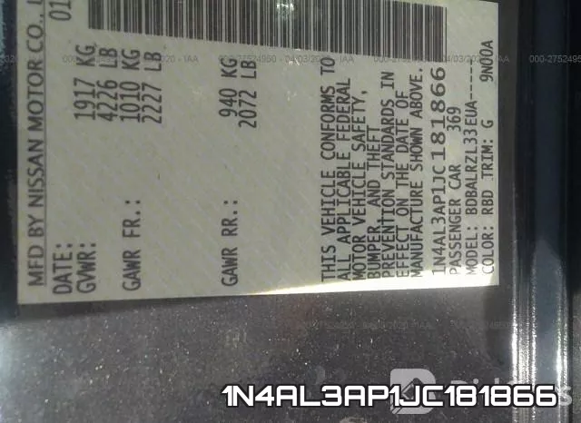 1N4AL3AP1JC181866 фото 10