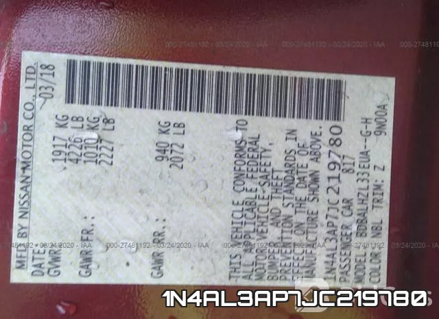 1N4AL3AP7JC219780 фото 10