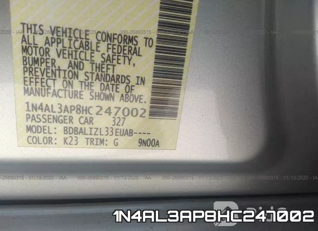1N4AL3AP8HC247002 фото 10