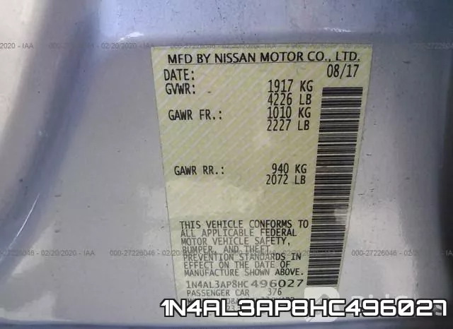 1N4AL3AP8HC496027 фото 10