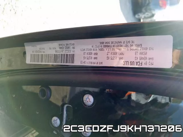 2C3CDZFJ9KH737206 фото 2