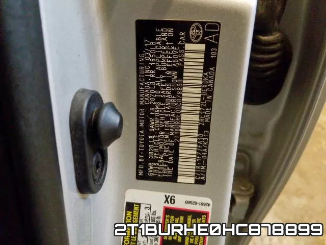 2T1BURHE0HC878899 фото 2