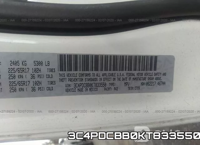 3C4PDCBB0KT833550 фото 10