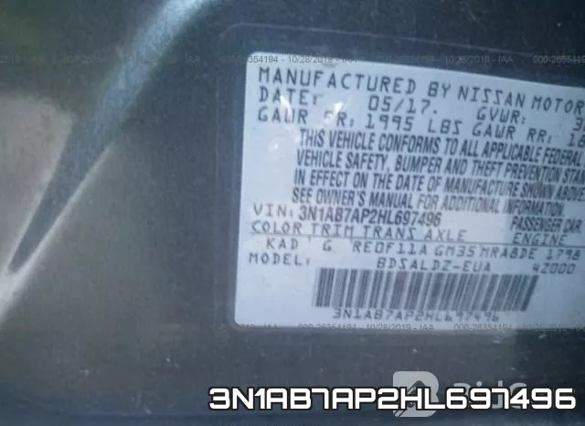 3N1AB7AP2HL697496 фото 10
