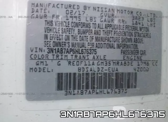 3N1AB7AP6HL676375 фото 10