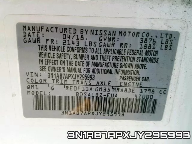3N1AB7APXJY295993 фото 2