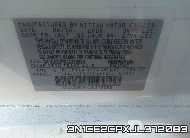 3N1CE2CPXJL372083 фото 10
