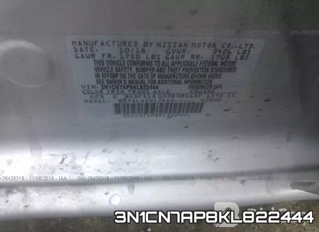 3N1CN7AP8KL822444 фото 10