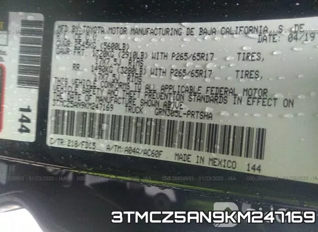 3TMCZ5AN9KM247169 фото 10