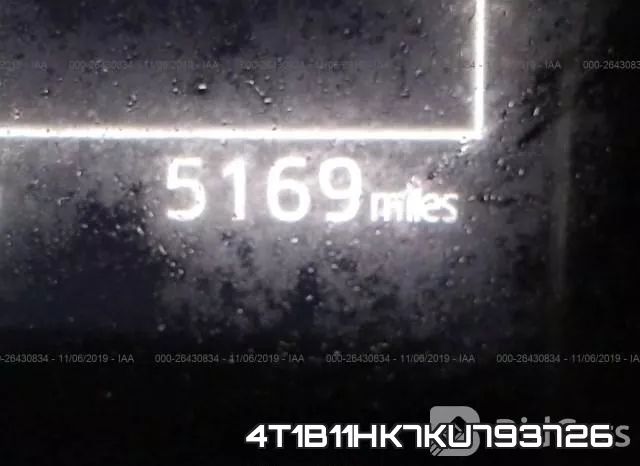 4T1B11HK7KU793726 фото 8