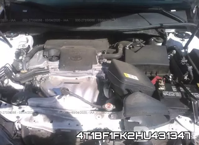 4T1BF1FK2HU431347 фото 2