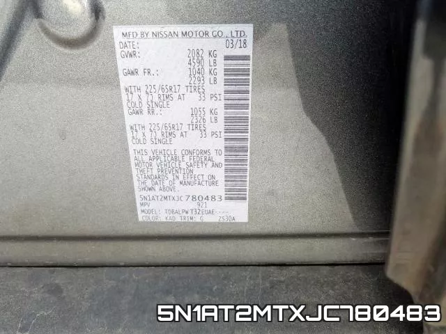 5N1AT2MTXJC780483 фото 2