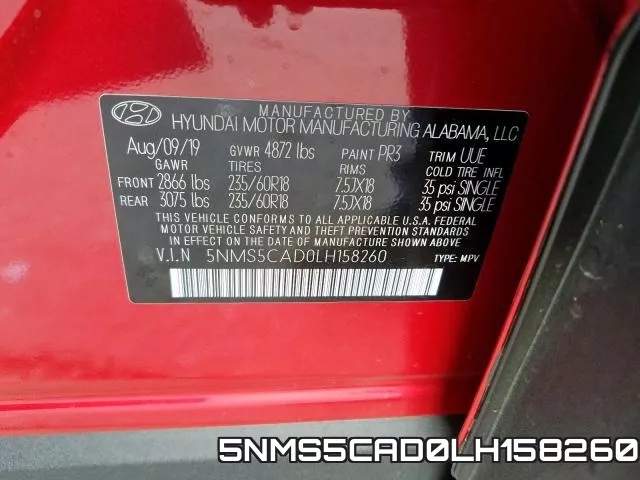 5NMS5CAD0LH158260 фото 2