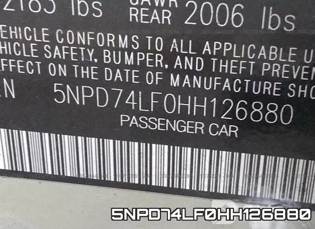 5NPD74LF0HH126880 фото 10