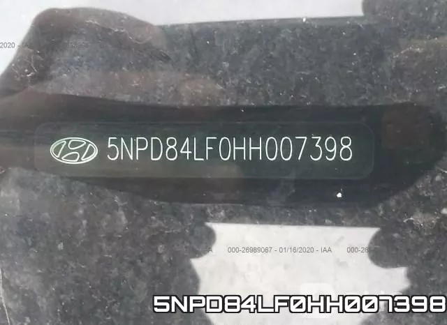 5NPD84LF0HH007398 фото 10