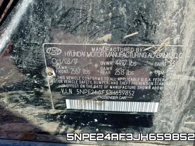 5NPE24AF3JH659852 фото 2