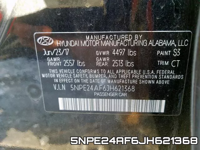 5NPE24AF6JH621368 фото 2