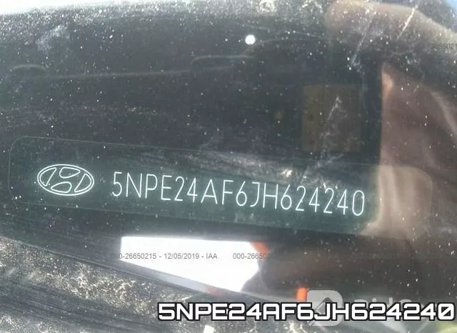 5NPE24AF6JH624240 фото 10