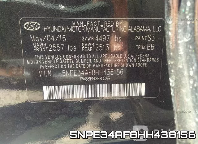 5NPE34AF8HH438156 фото 10