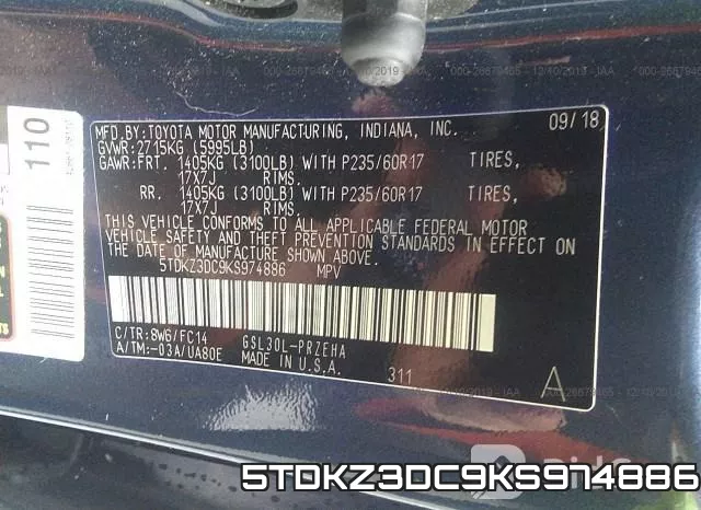 5TDKZ3DC9KS974886 фото 10