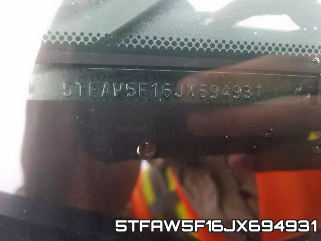 5TFAW5F16JX694931 фото 2