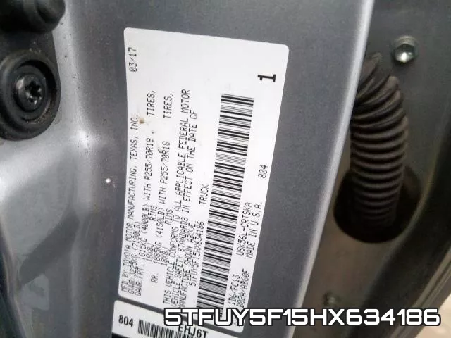 5TFUY5F15HX634186 фото 2