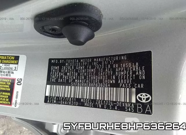 5YFBURHE8HP636264 фото 10