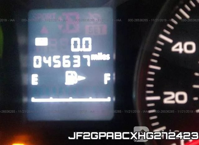 JF2GPABCXHG272423 фото 8