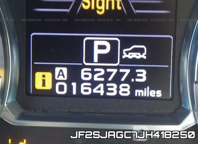 JF2SJAGC7JH418250 фото 8